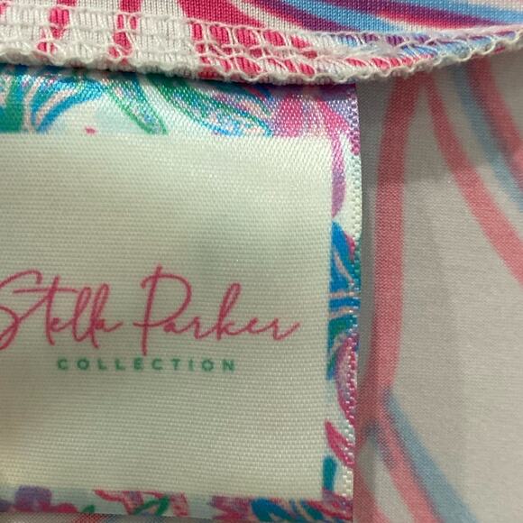 Stella Parker collection, dress beach, pink white blue size‎ medium - Picture 3 of 5